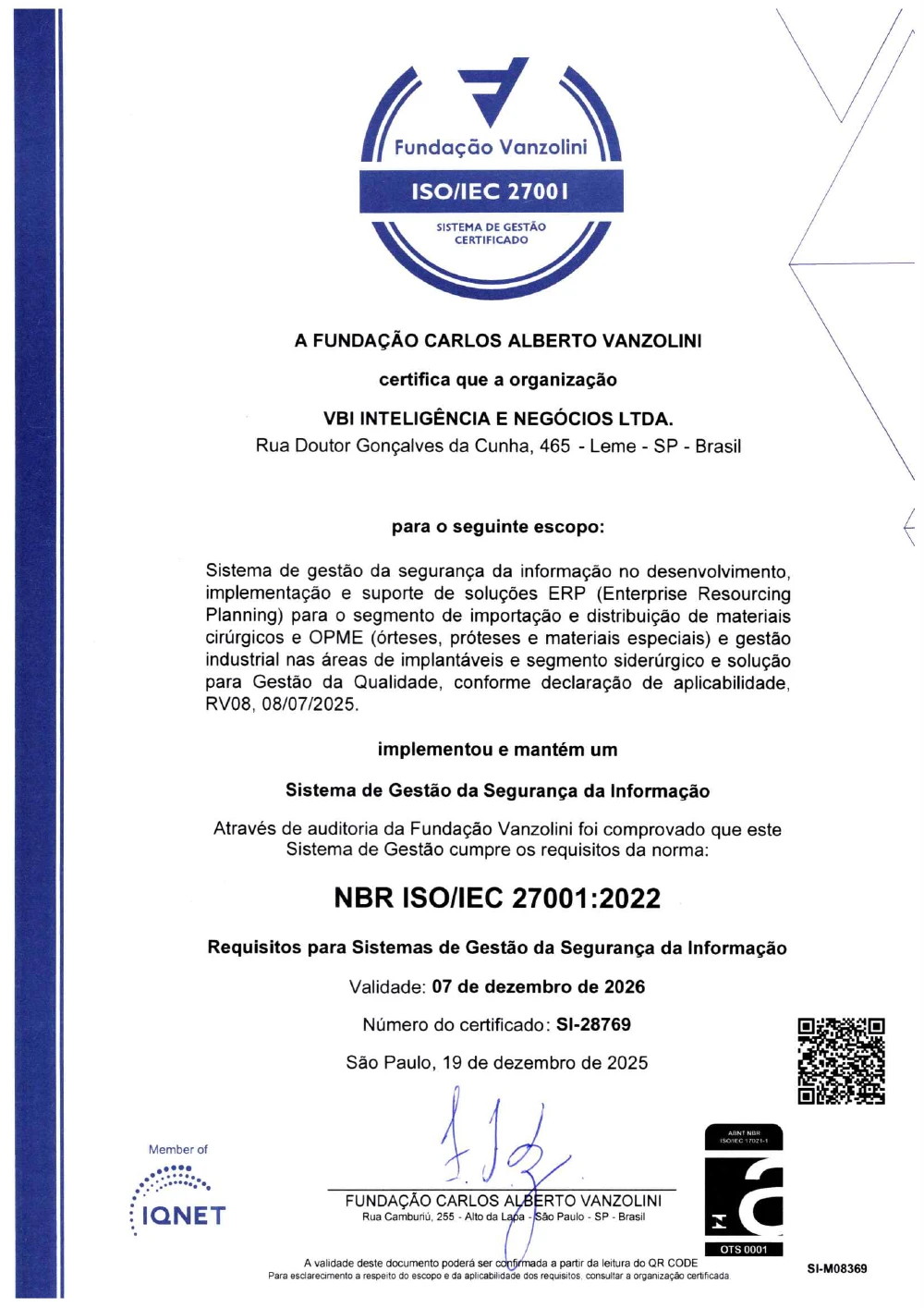 Certificado