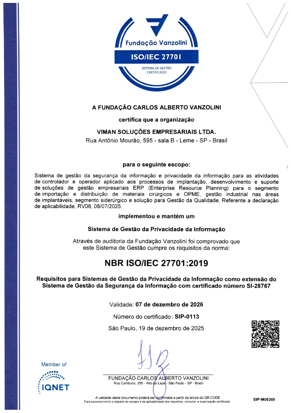 Certificado