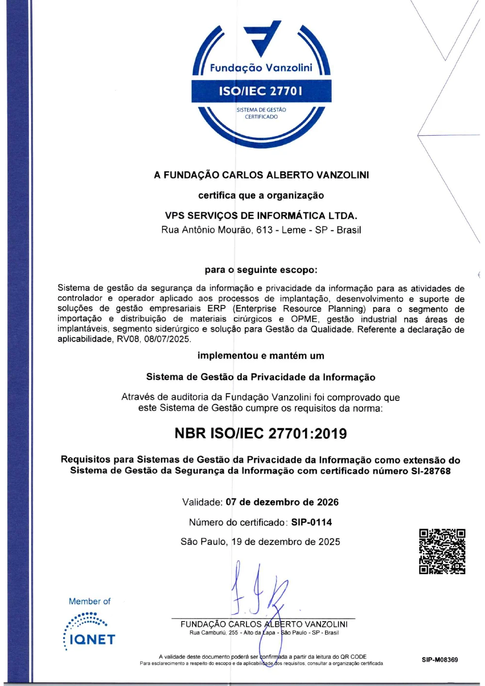Certificado